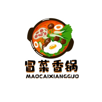 冒菜香锅logo宣传推广美食