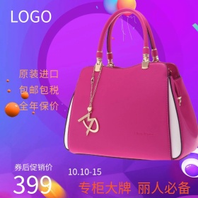 服饰鞋包主图女包直通车模板女包多色