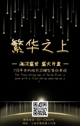 质感高端繁华之上楼市开盘地产房地产海报