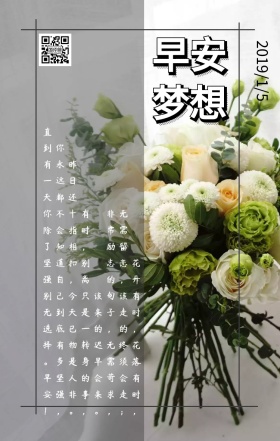 早安摄影日签