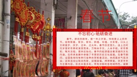创意卡通扁平春节春节小朋友手抄报海报