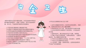 安全卫生手抄报