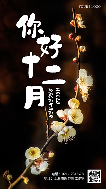 海报十二月