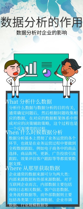 数据分析行业报告信息长图