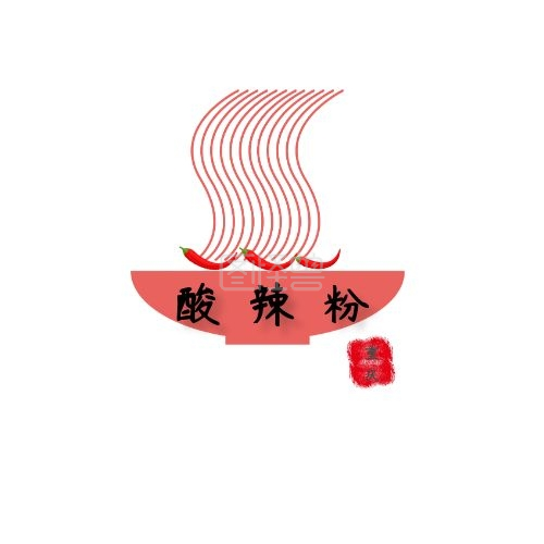 重庆酸辣粉原创logo
