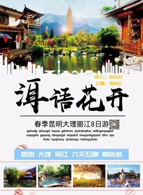 2018冬季云南旅游海报