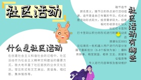 社区活动手抄报