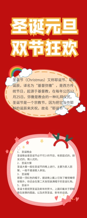 圣诞节海报