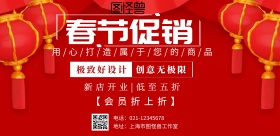 春节促销海报