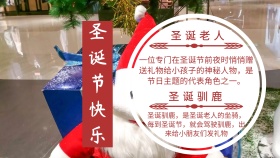 圣诞节简约创意宣传小报