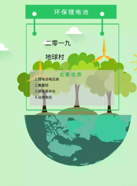 环保锂电池宣传单