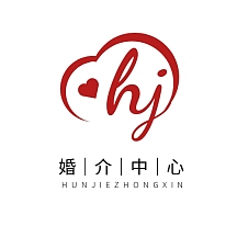 婚介logo设计简约红色爱心字母婚庆