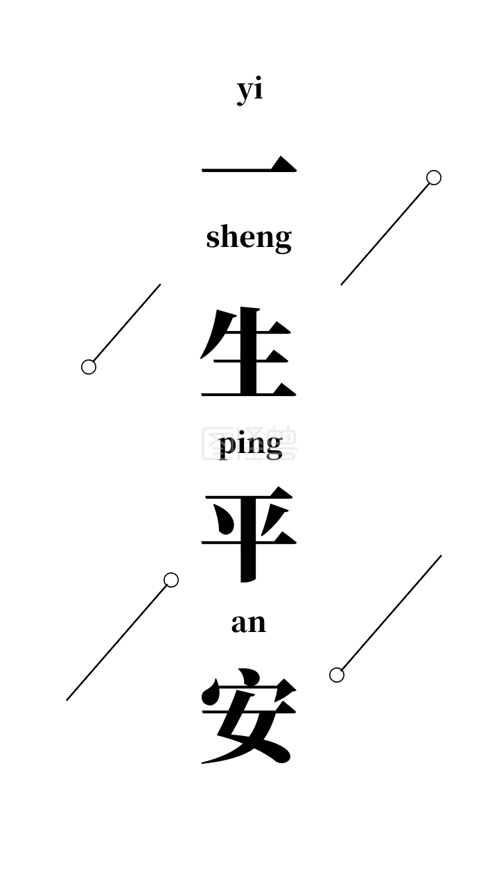 简约创意纯文字手机壁纸