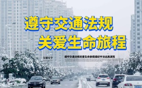 蓝色时尚通用型交通安全宣传展板设计