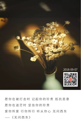 无问西东乐观自信简约日签