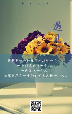 简约小清新鸡汤日签