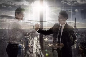 商业男人龙海报PSD素材