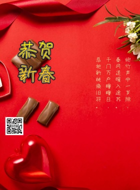 2019新年祝福宣传海报