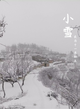 小雪海报