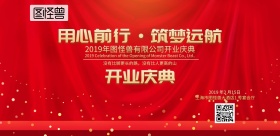 开业庆典红色喜庆简约海报