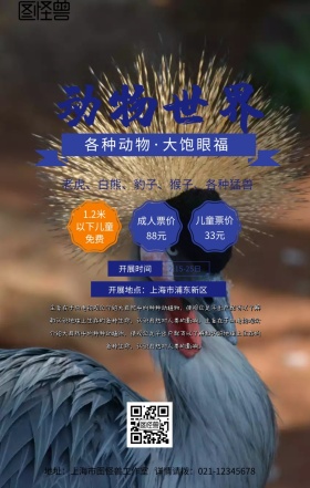 动物展会海报手机海报