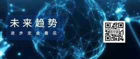 未来趋势 进步定会看见 人工智能科技蓝未来公众号封面