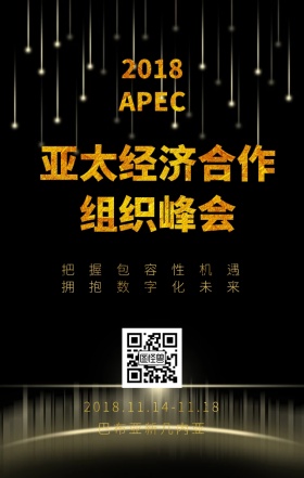 2018APEC亚太经济合作组织峰会海报