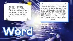 创意简约word小报模板