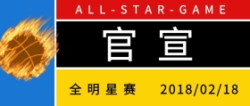 NBA全明星篮球赛大气简约公众号封面