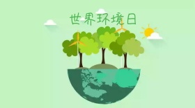 环境日简约手绘公众号封面模板