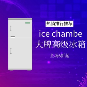 电冰箱促销创意简约淘宝主图