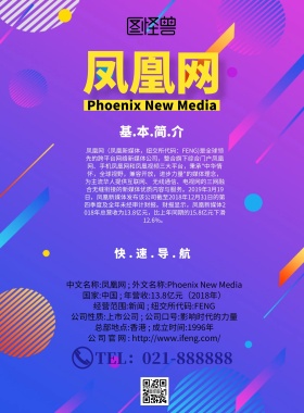 凤凰网我CS宣传彩页简约宣传单