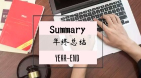年终总结工作报告公众号封面