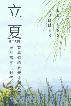 立夏蓝天树叶树枝摄影公众号配图