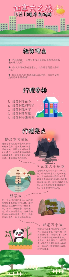 梦幻粉色旅游OTA详情图