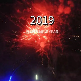 2019年新年快乐插画