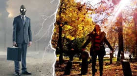 环境日简约手绘公众号封面模板