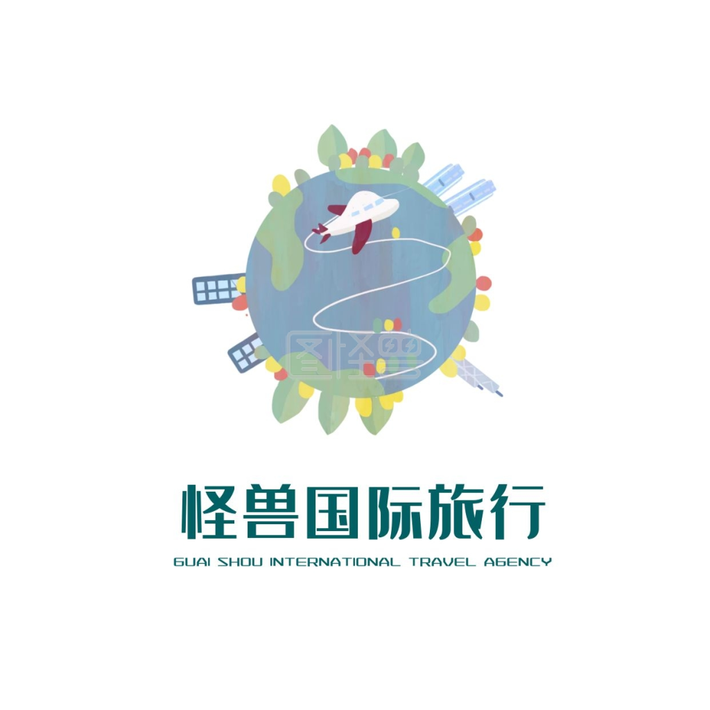 旅行社红包绿色头像