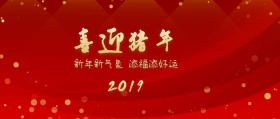 喜迎猪年公众号封面