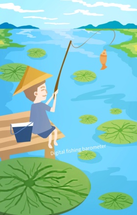 钓鱼器海报设计