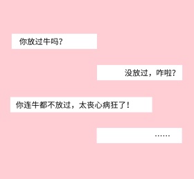 简约搞笑对话朋友圈封面配图