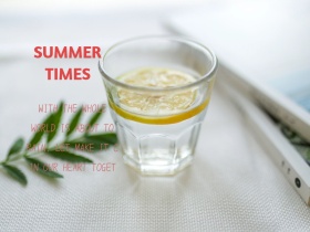 夏日时光摄影风公众号横版配图模版