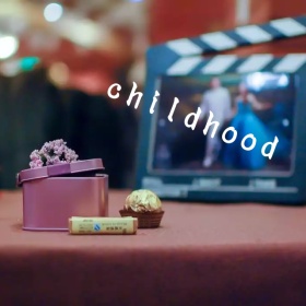 棒棒糖童年时光手机微博封面模板