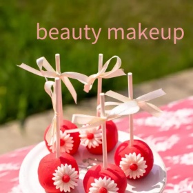 美妆粉色时尚手机微博封面模板