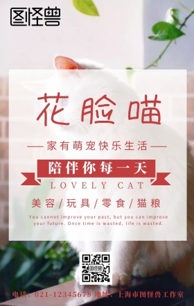 花脸喵手机海报