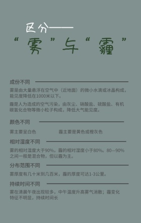 雾霾环境空气科普小报手机海报
