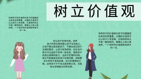 从小树立价值观手抄报
