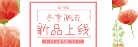冬装美衣促销淘宝banner