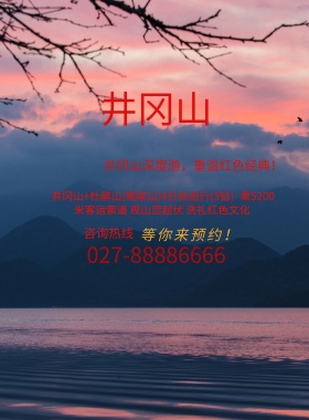 井冈山红色旅游海报