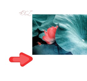 欧美饰品装饰几何建筑红色大气